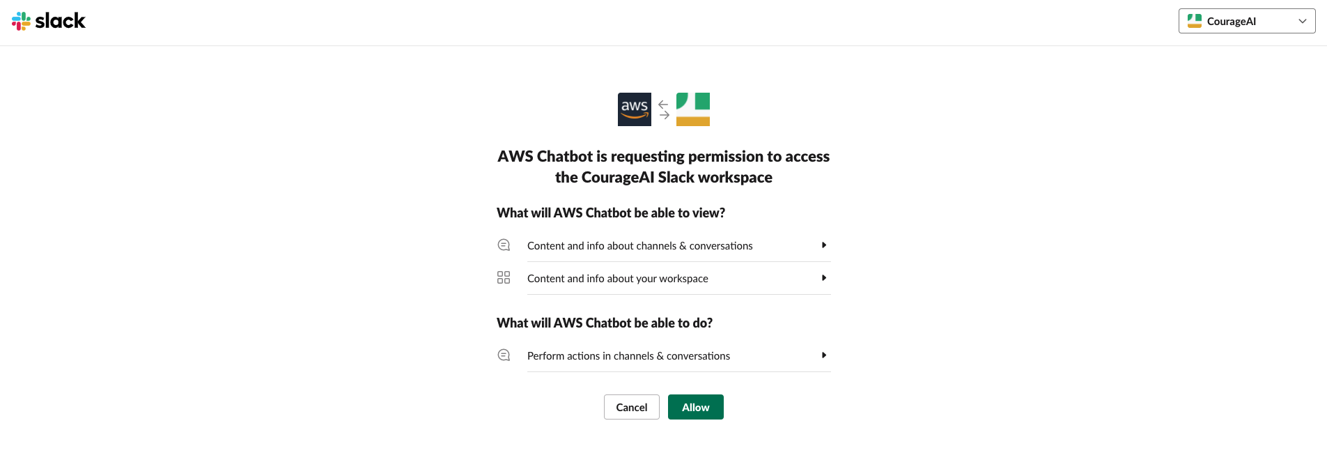 aws chatbot with slack aws chatbot with slack